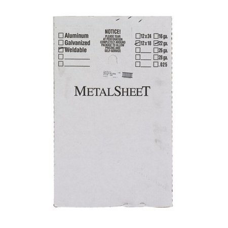 STEELWORKS 11815 12 x 18 in. Weldable Sheet 5081138